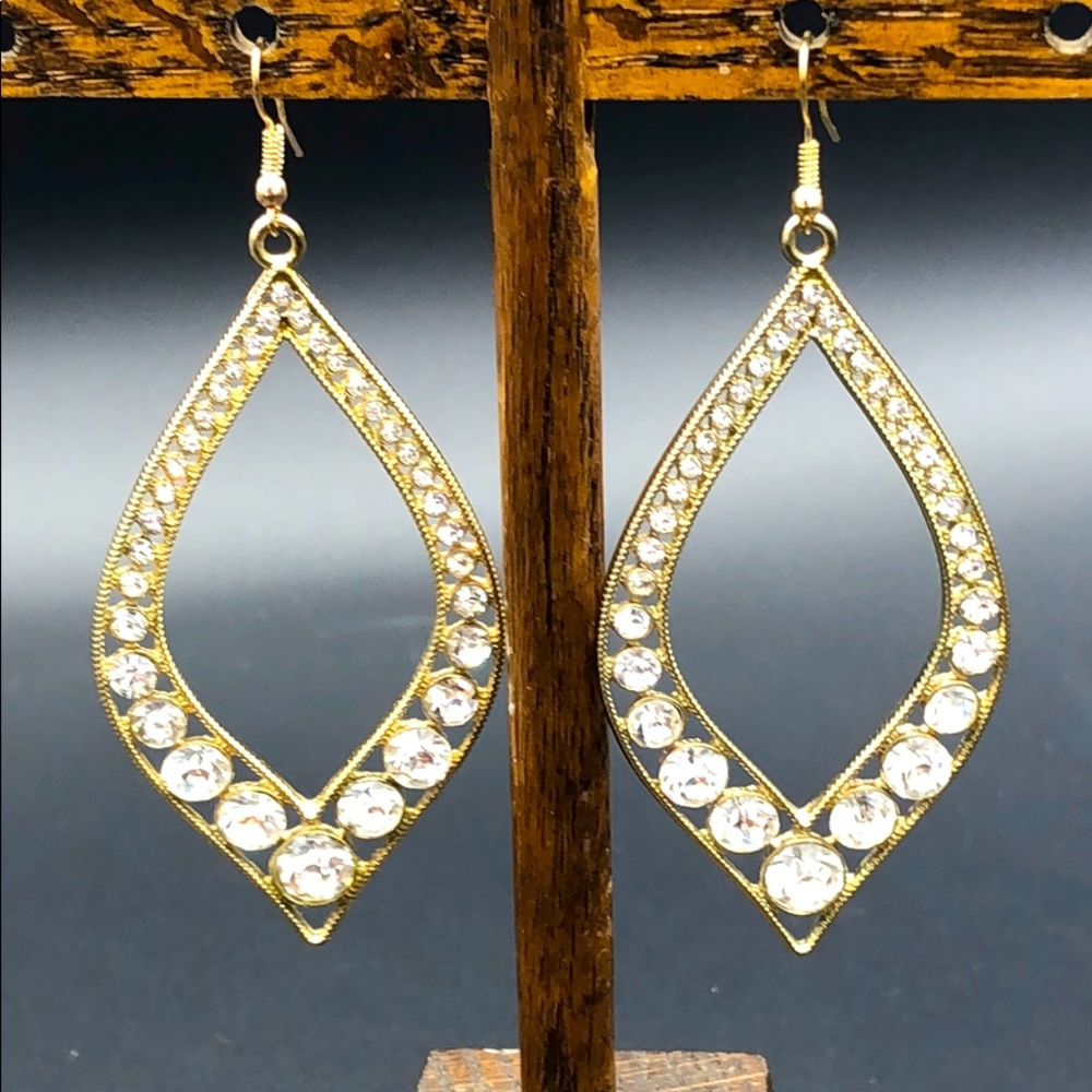Stunning Rhinestone Statement Earrings